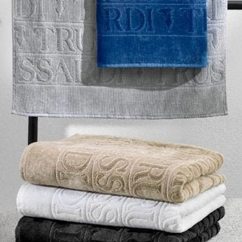 Set Asciugamani Overlogo Trussardi - Biancheria da sogno Pedata