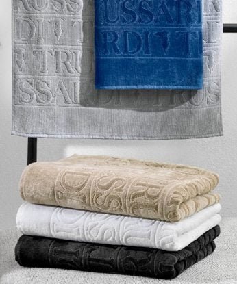Set Asciugamani Overlogo Trussardi - Biancheria da sogno Pedata