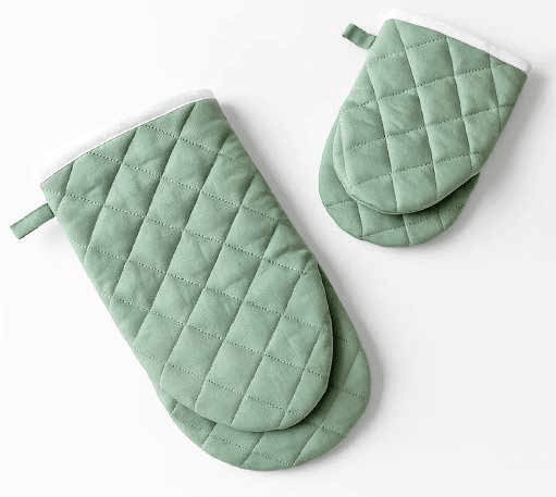 Set da 2 Guantoni Maestri Cotonieri India - Biancheria da sogno Pedata