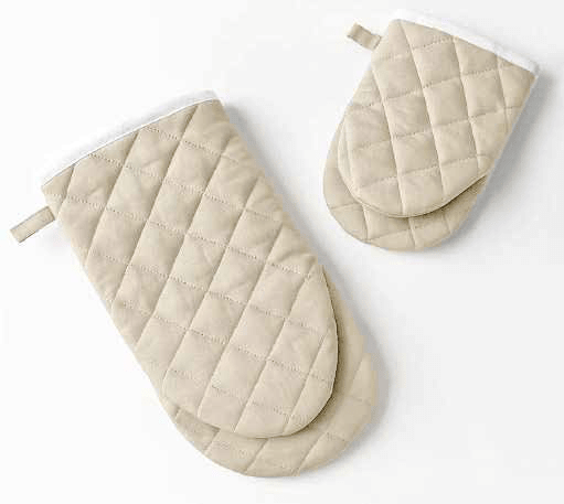 Set da 2 Guantoni Maestri Cotonieri India - Biancheria da sogno Pedata