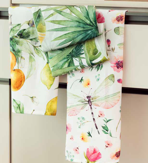 Set Da 3 Strofinacci Neith Digitali - Biancheria da sogno Pedata