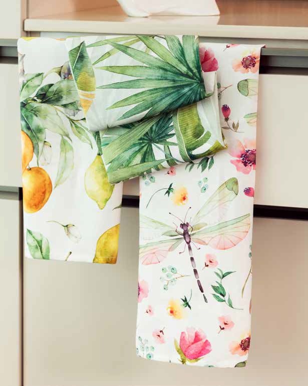 Set Da 3 Strofinacci Neith Digitali - Biancheria da sogno Pedata