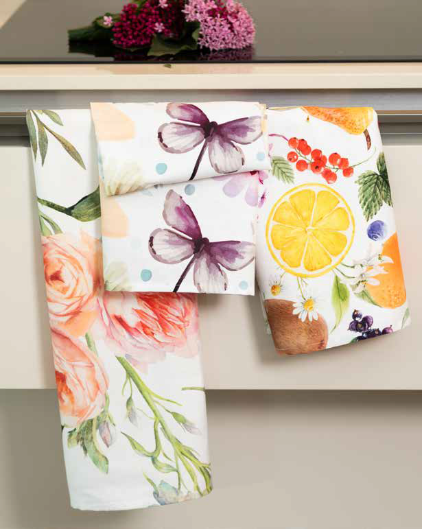 Set Da 3 Strofinacci Neith Digitali - Biancheria da sogno Pedata