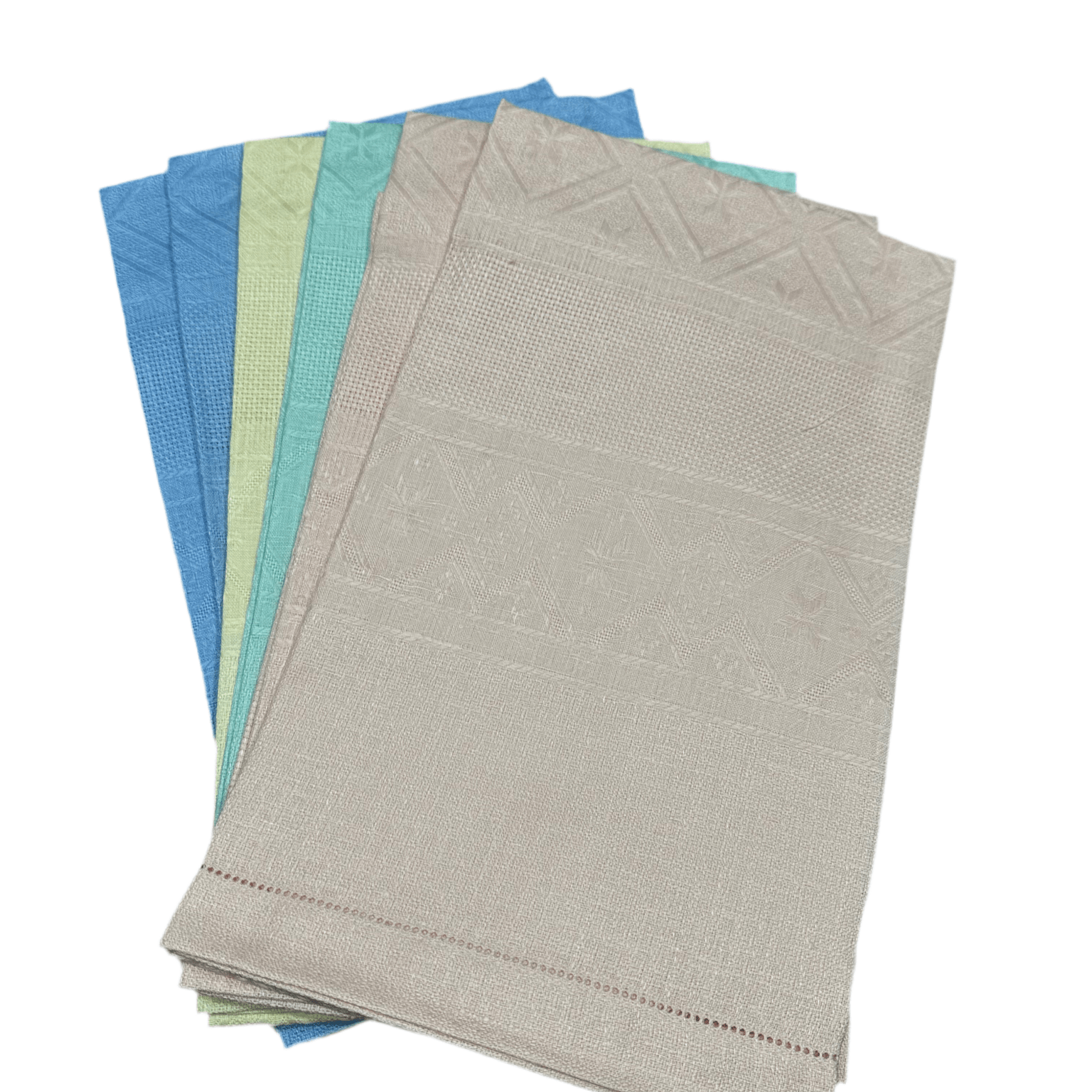 Set da 6 Asciugamani Viso Vittoria Azalea - Biancheria da sogno Pedata