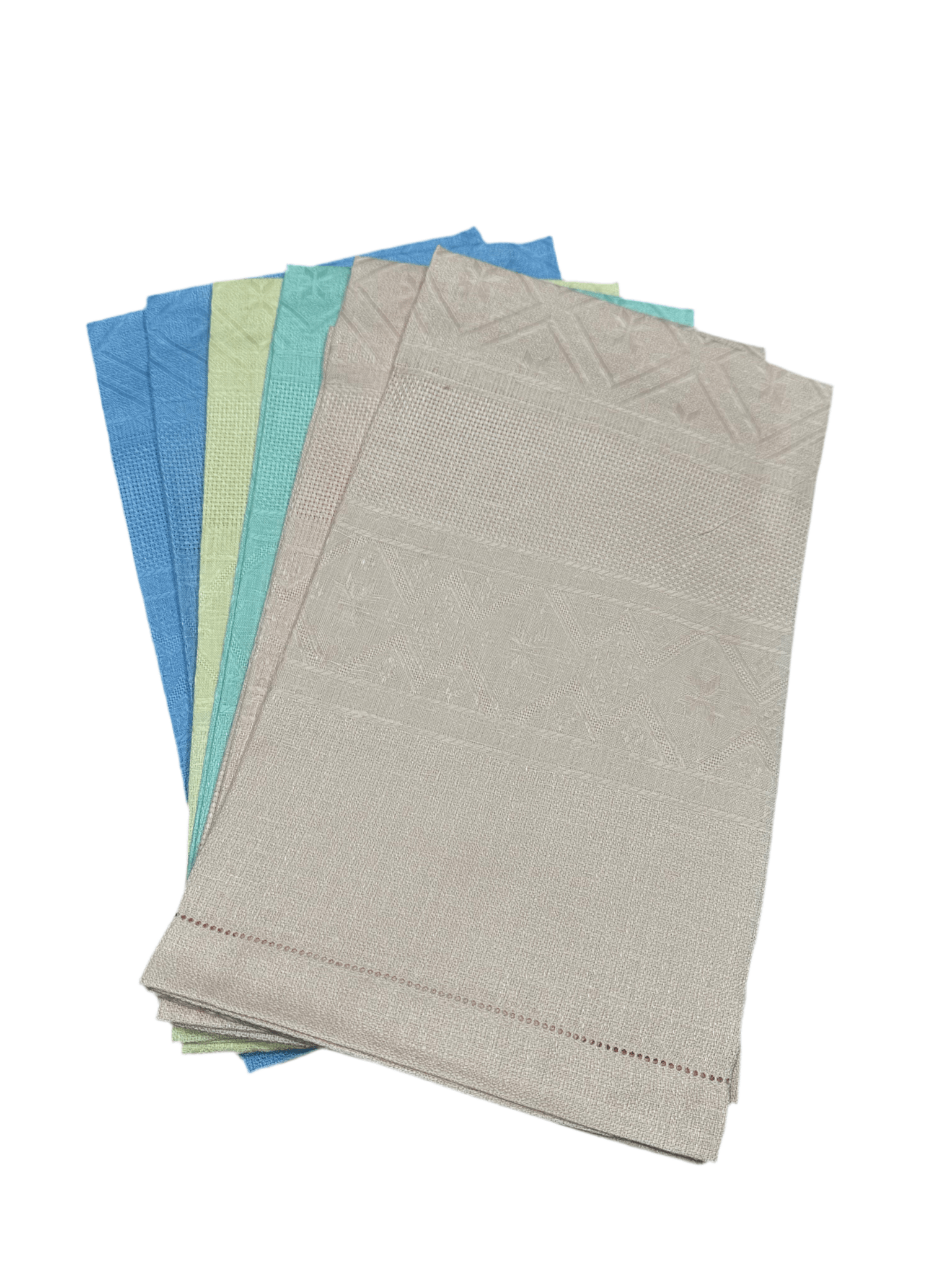 Set da 6 Asciugamani Viso Vittoria Azalea - Biancheria da sogno Pedata