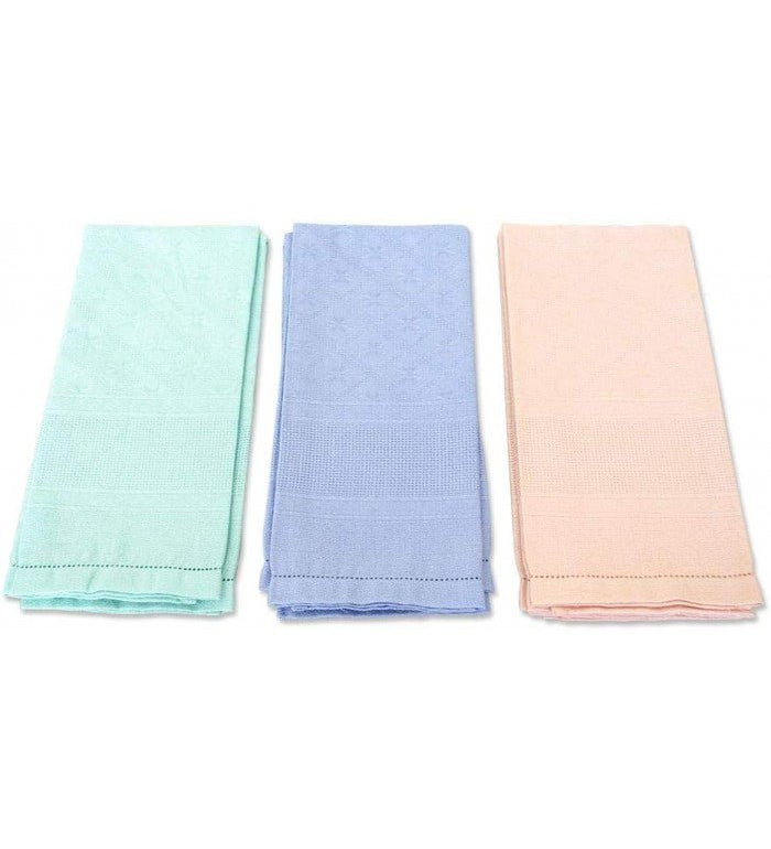 Set da 6 Asciugamani Viso Vittoria Sagrinè - Biancheria da sogno Pedata