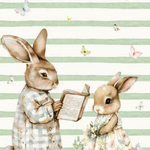 Set Da 6 Strofinacci Maestri Cotonieri Giardino Segreto - Biancheria da sogno Pedata