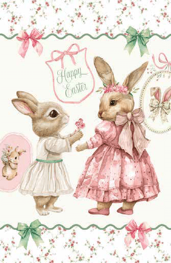 Set Da 6 Strofinacci Maestri Cotonieri Giardino Segreto - Biancheria da sogno Pedata