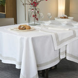 Set Tovaglia Battaglia Anita x12 con Runner - Biancheria da sogno Pedata