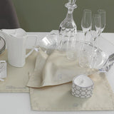 Set Tris Centrini Note Blu - Biancheria da sogno Pedata