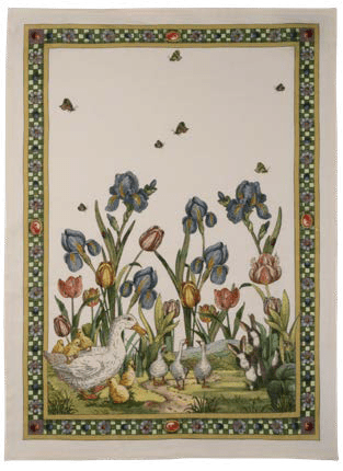 Strofinaccio 50x70 in Lino Tessitura Toscana Telerie Bunny - Biancheria da sogno Pedata