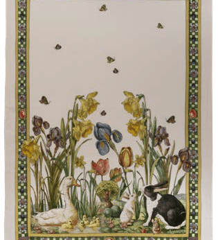 Strofinaccio 50x70 in Lino Tessitura Toscana Telerie Bunny - Biancheria da sogno Pedata