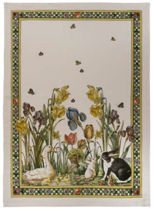 Strofinaccio 50x70 in Lino Tessitura Toscana Telerie Bunny - Biancheria da sogno Pedata