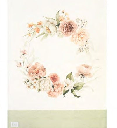 Strofinaccio Flower Garden Nuvole di Stoffa - Biancheria da sogno Pedata