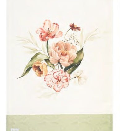 Strofinaccio Flower Garden Nuvole di Stoffa - Biancheria da sogno Pedata