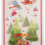 Strofinaccio In Lino Tessitura Toscana Telerie Air Christmas - Biancheria da sogno Pedata