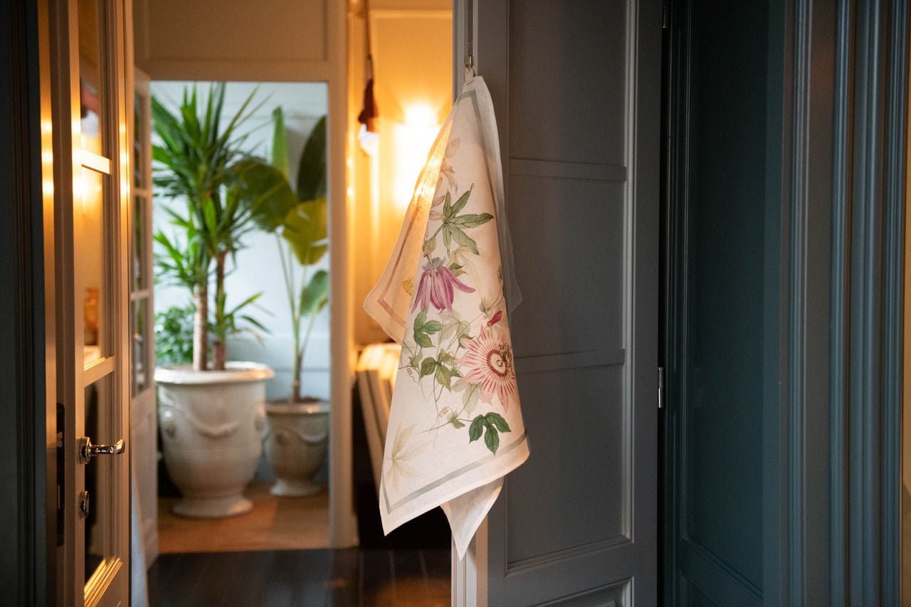 Strofinaccio In Lino Tessitura Toscana Telerie Granadilla - Biancheria da sogno Pedata