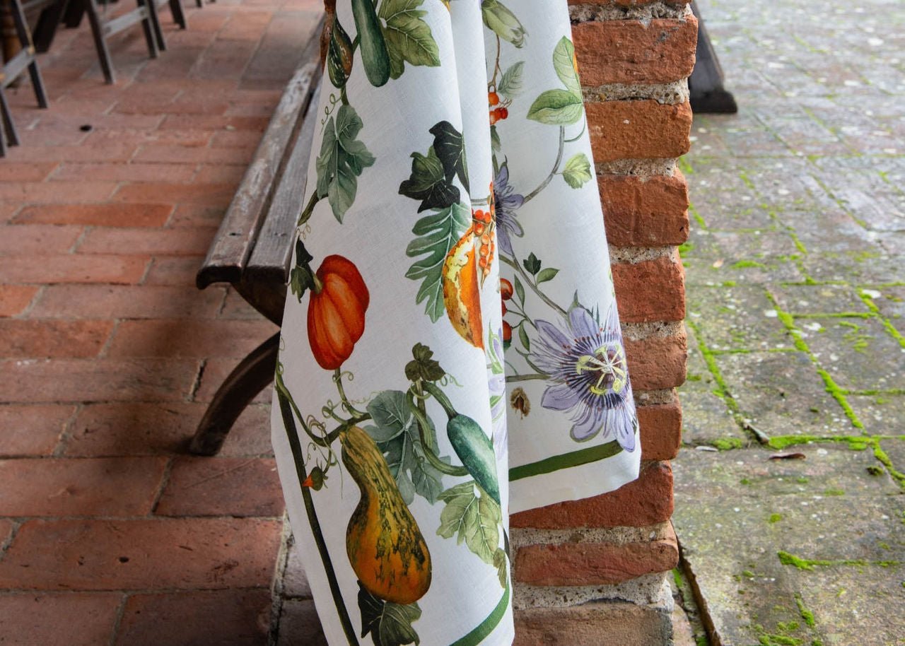 Strofinaccio In Lino Tessitura Toscana Telerie Kurbis - Biancheria da sogno Pedata
