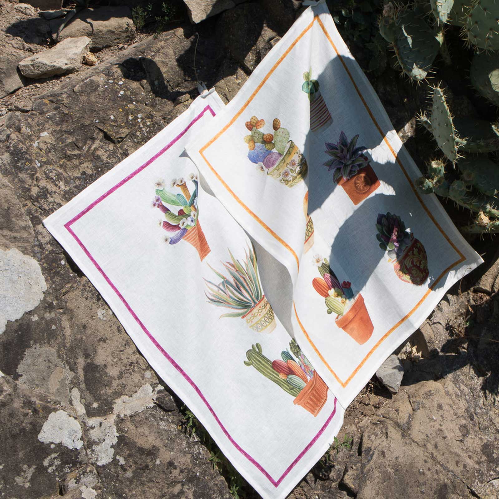 Strofinaccio Tessitura Toscana Telerie Kactus - Biancheria da sogno Pedata