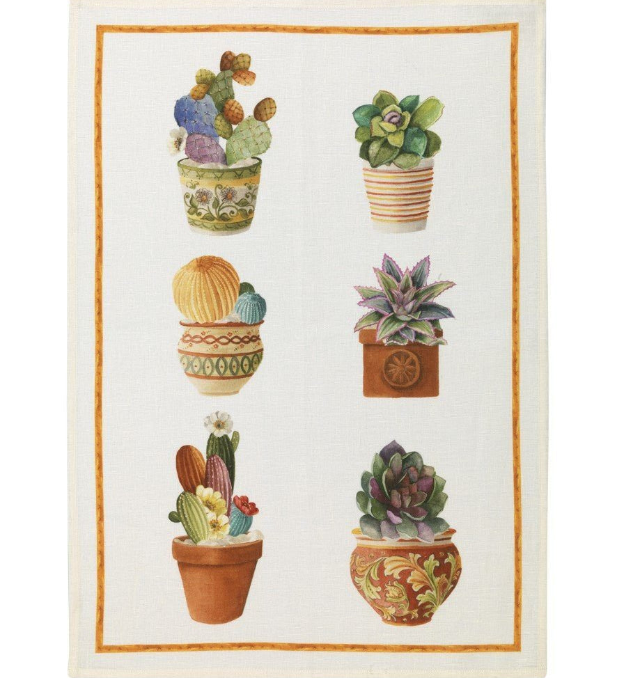 Strofinaccio Tessitura Toscana Telerie Kactus - Biancheria da sogno Pedata