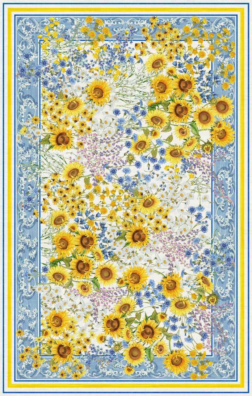 Sungarden Tovaglia Di Lino Tessitura Toscana 12 posti - Biancheria da sogno Pedata