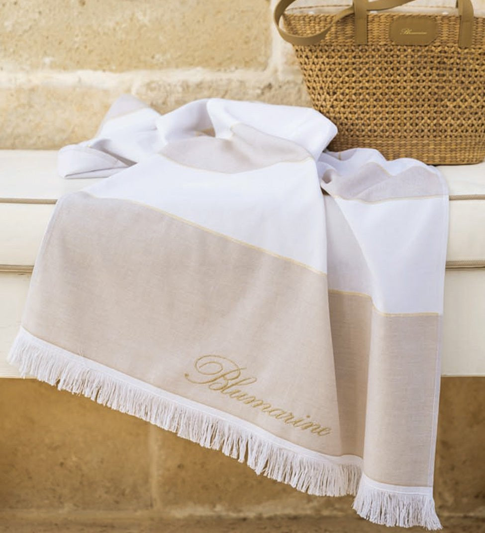 Telo Mare 100x180cm Cotone Blumarine Golfo - Biancheria da sogno Pedata