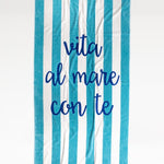 Telo Mare 90x160cm Spugna Velour Noi Di Notte AE531 - Biancheria da sogno Pedata