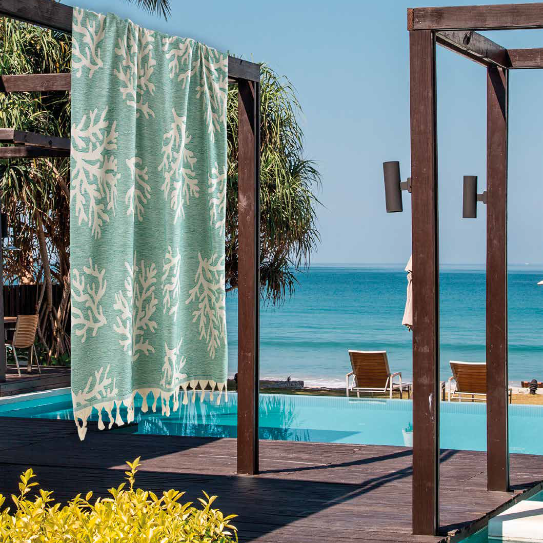 Telo Mare Linea Oro Caraibi - Biancheria da sogno Pedata