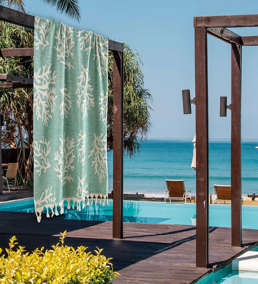 Telo Mare Linea Oro Caraibi - Biancheria da sogno Pedata