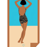 Telo Mare Microfibra 100x180 Dondi Aloha - Biancheria da sogno Pedata