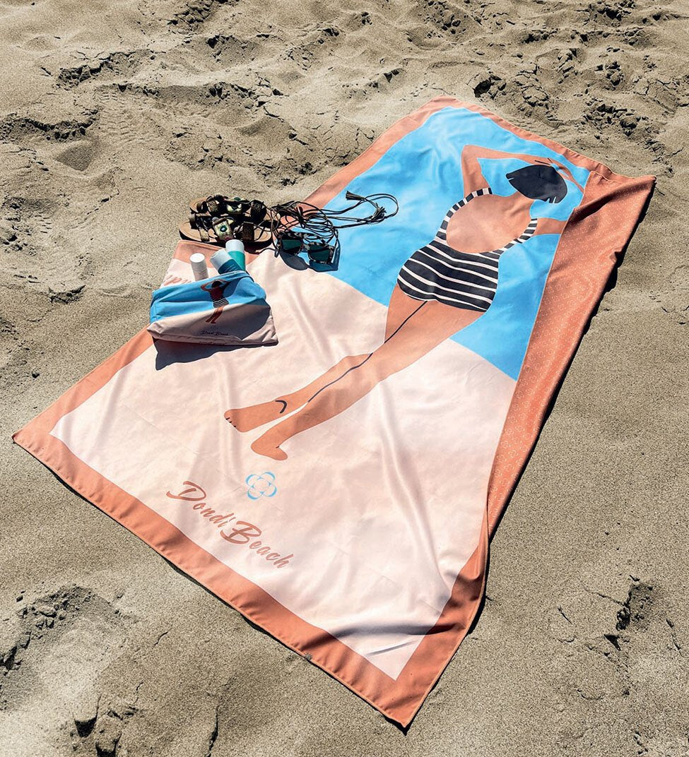Telo Mare Microfibra 100x180 Dondi Aloha - Biancheria da sogno Pedata