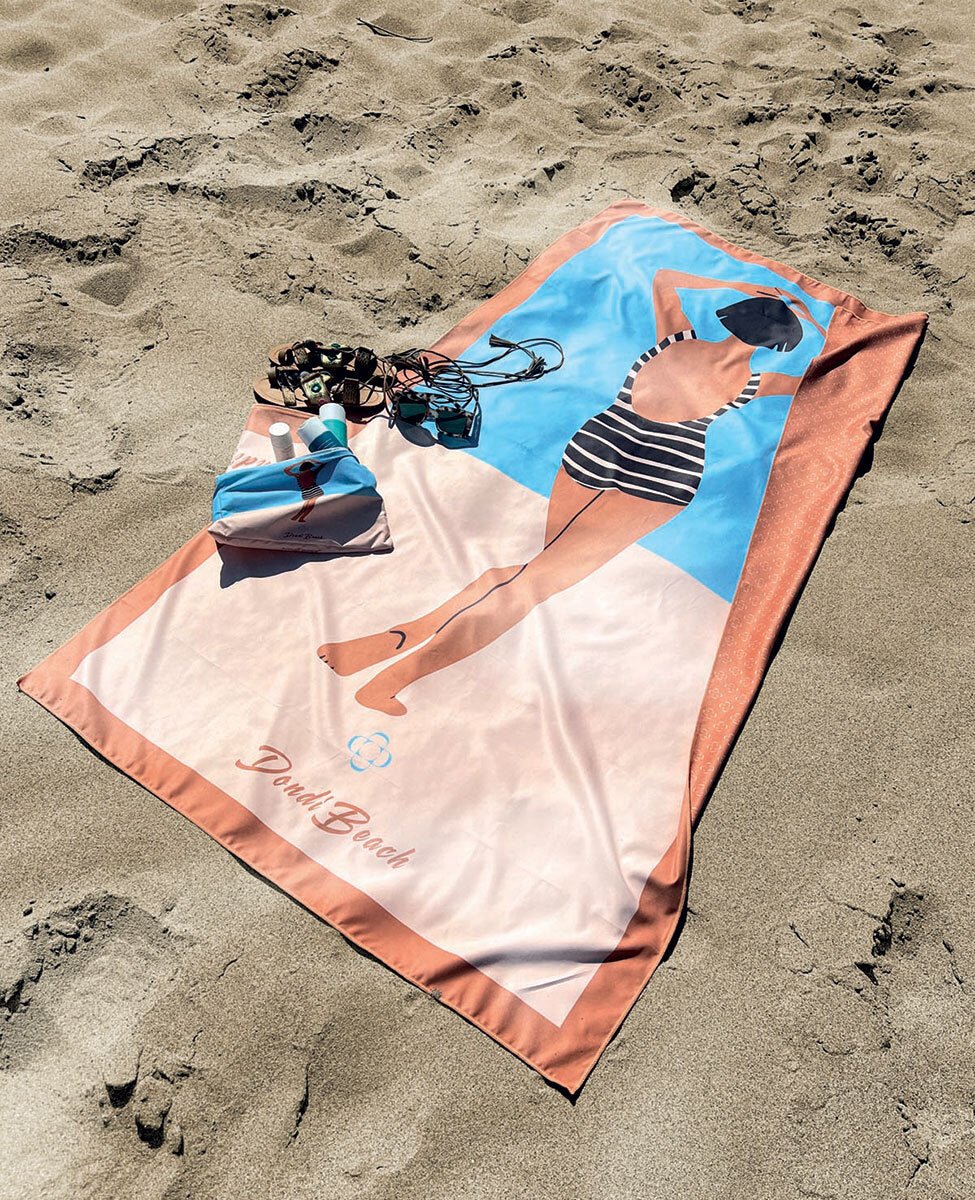 Telo Mare Microfibra 100x180 Dondi Aloha - Biancheria da sogno Pedata