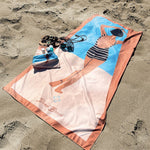 Telo Mare Microfibra 100x180 Dondi Aloha - Biancheria da sogno Pedata