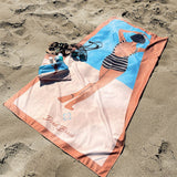 Telo Mare Microfibra 100x180 Dondi Aloha - Biancheria da sogno Pedata