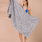 Telo Mare Spugna Velour Noi di Notte AE0472 - Biancheria da sogno Pedata