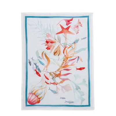 Tessitura Toscana Telerie Strofinaccio 50x70 in Lino Ondiva - Biancheria da sogno Pedata