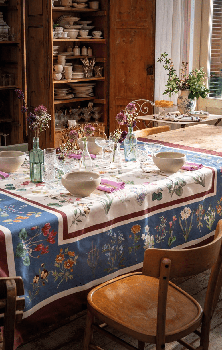 Tessitura Toscana Tovaglia 170x270Cm in Cotone Pernilla - Biancheria da sogno Pedata