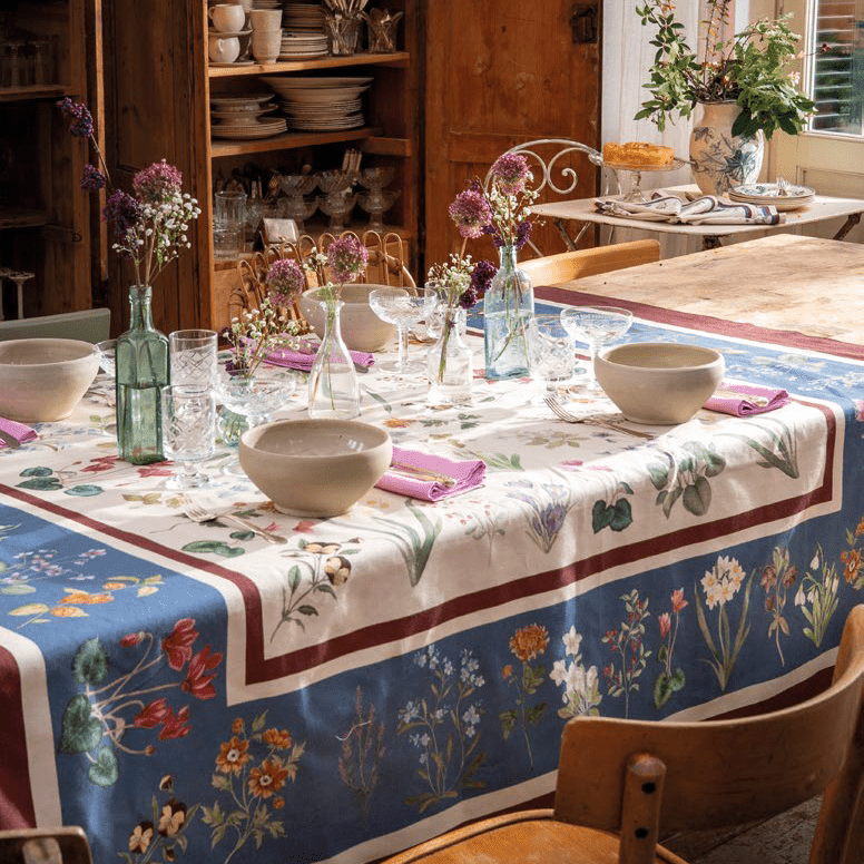 Tessitura Toscana Tovaglia 170x270Cm in Cotone Pernilla - Biancheria da sogno Pedata