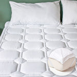 Topper Matrimoniale Maestri Cotonieri Mont Blanc - Biancheria da sogno Pedata