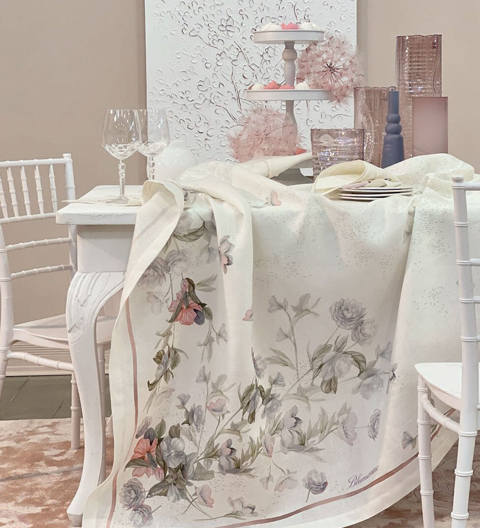 Tovaglia Blumarine Liala 170x270 - Biancheria da sogno Pedata