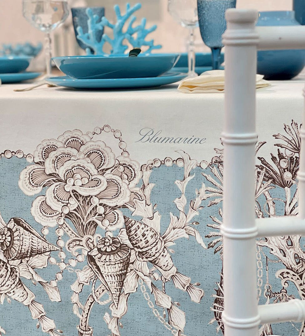 Tovaglia Blumarine Mariluna 170x270 - Biancheria da sogno Pedata