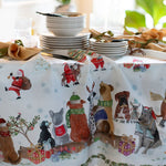 Tovaglia In Cotone x12 Tessitura Toscana Telerie Jingle Woof - Biancheria da sogno Pedata