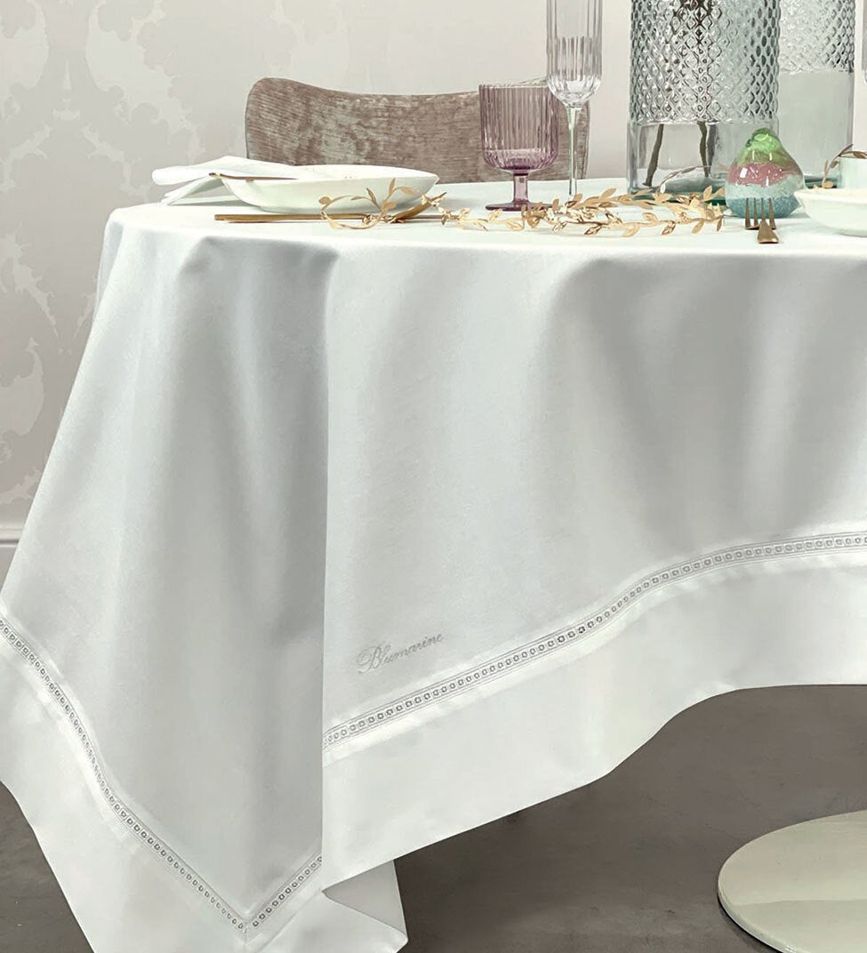 Tovaglia in Misto Cotone 175x300 Blumarine Bovary - Biancheria da sogno Pedata