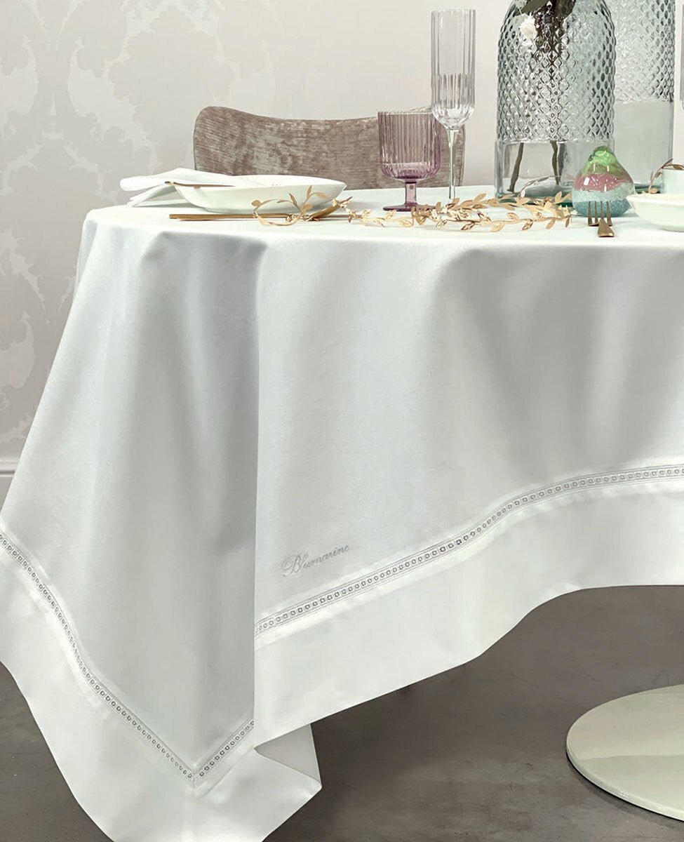 Tovaglia in Misto Cotone 175x300 Blumarine Bovary - Biancheria da sogno Pedata