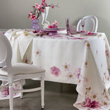 Tovaglia Rettangolare 170x270 in Lino Blumarine Brook - Biancheria da sogno Pedata