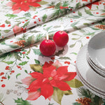 Tovaglia Rettangolare Natalizia Vallesusa Stella - Biancheria da sogno Pedata