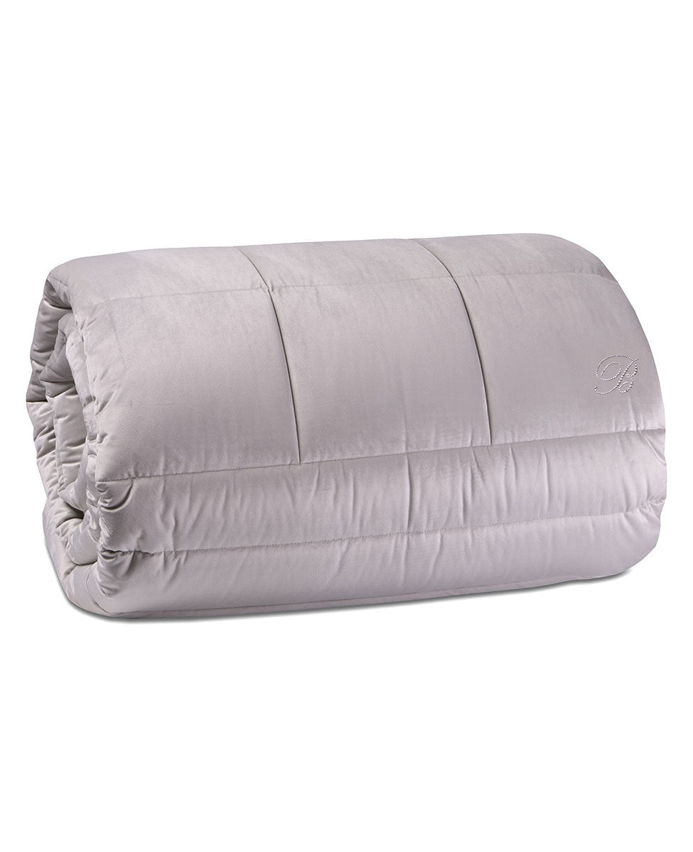 Trapunta Blu Velvet Matrimoniale Blumarine - Biancheria da sogno Pedata