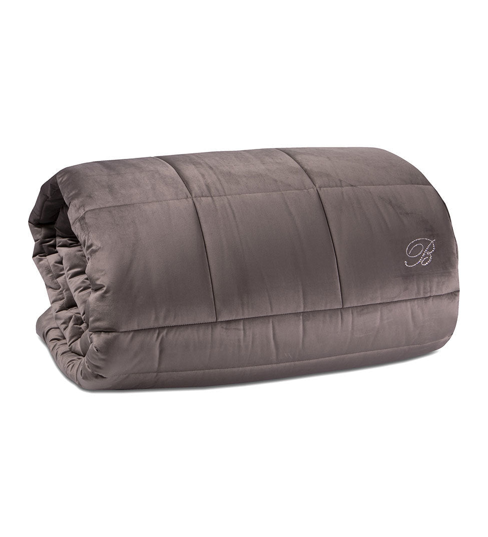 Trapunta Blu Velvet Matrimoniale Blumarine - Biancheria da sogno Pedata