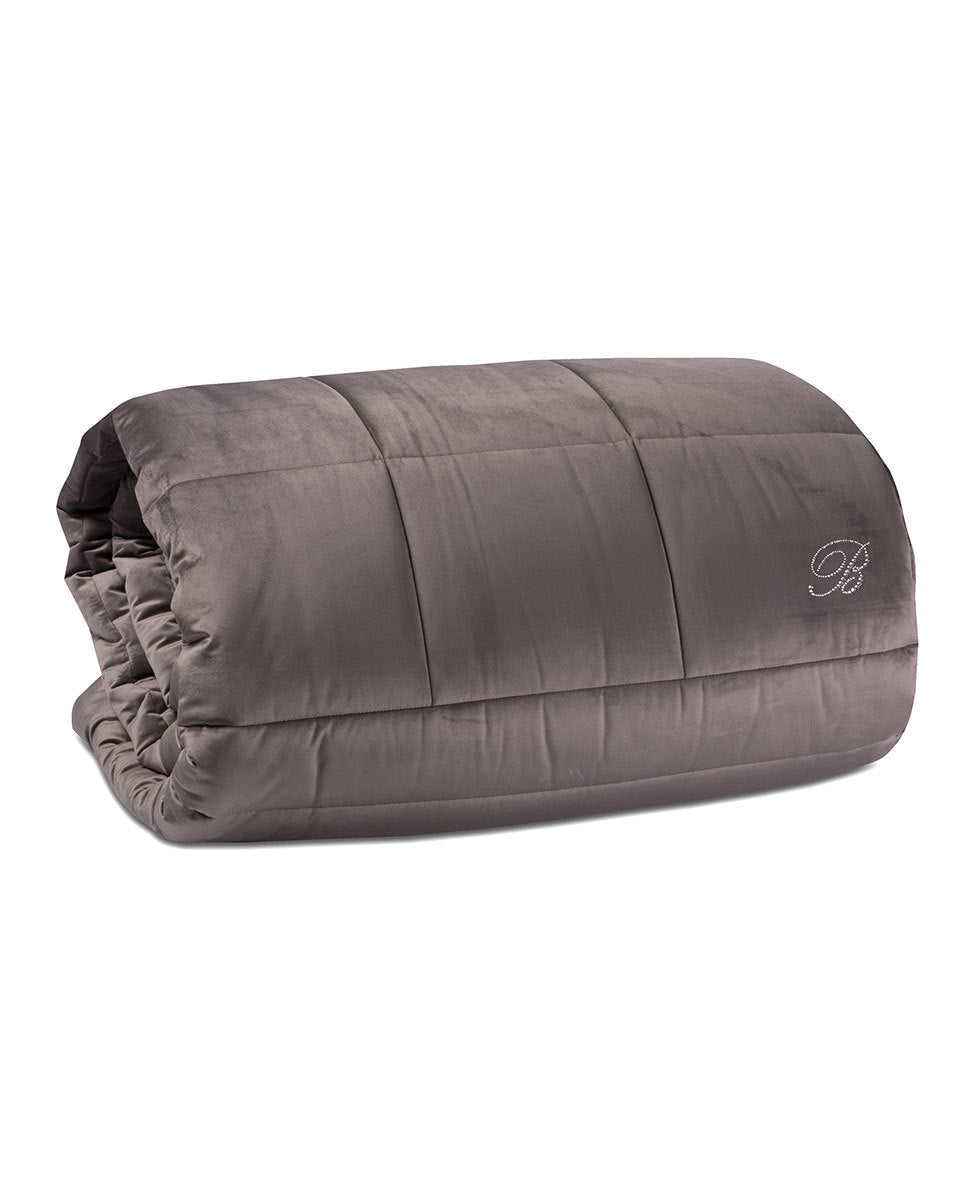 Trapunta Blu Velvet Matrimoniale Blumarine - Biancheria da sogno Pedata