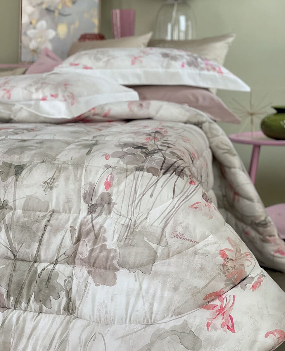 Trapunta Matrimoniale Blumarine Ciclamino - Biancheria da sogno Pedata